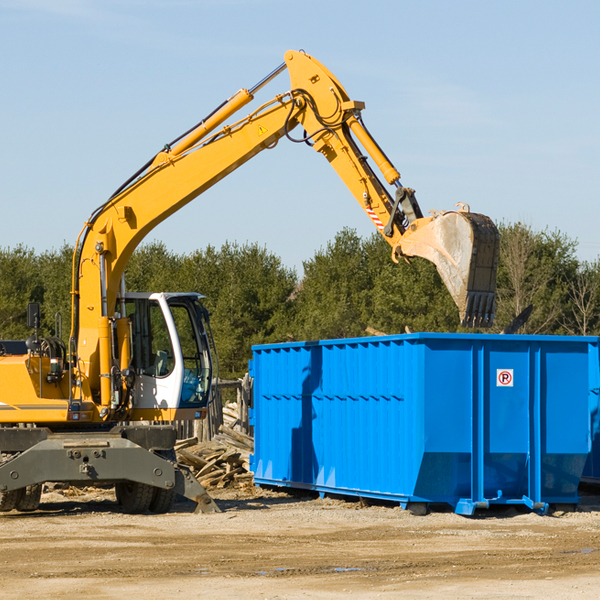 can i choose the location where the residential dumpster will be placed in Alger